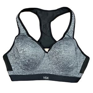 2/$20 Grey sports bra by VSX Sport with underwire size 36B